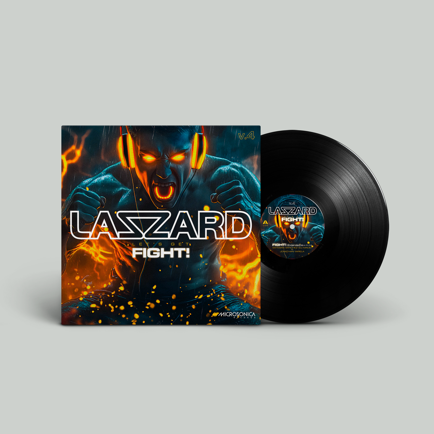 LAZZARD v4 - FIGHT! (LP Vinilo) PREVENTA